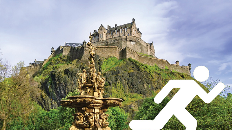 Edinburgh Castle Background Run